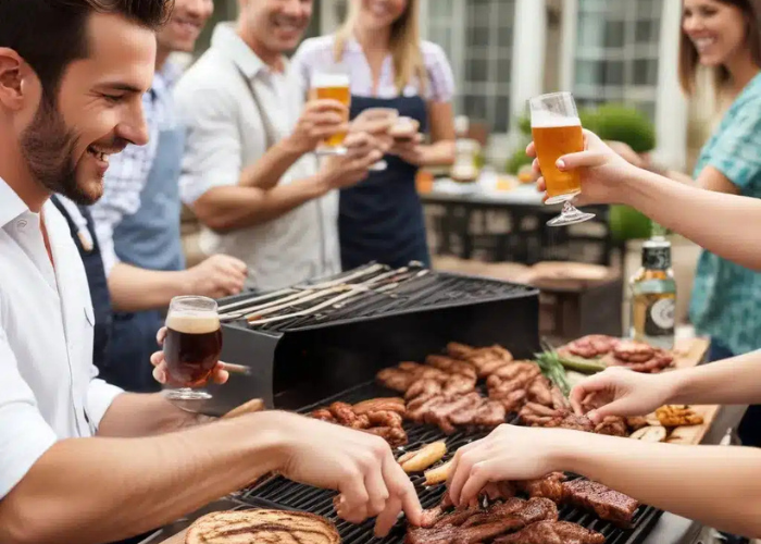 Bia thủ công cho BBQ ngoài trời