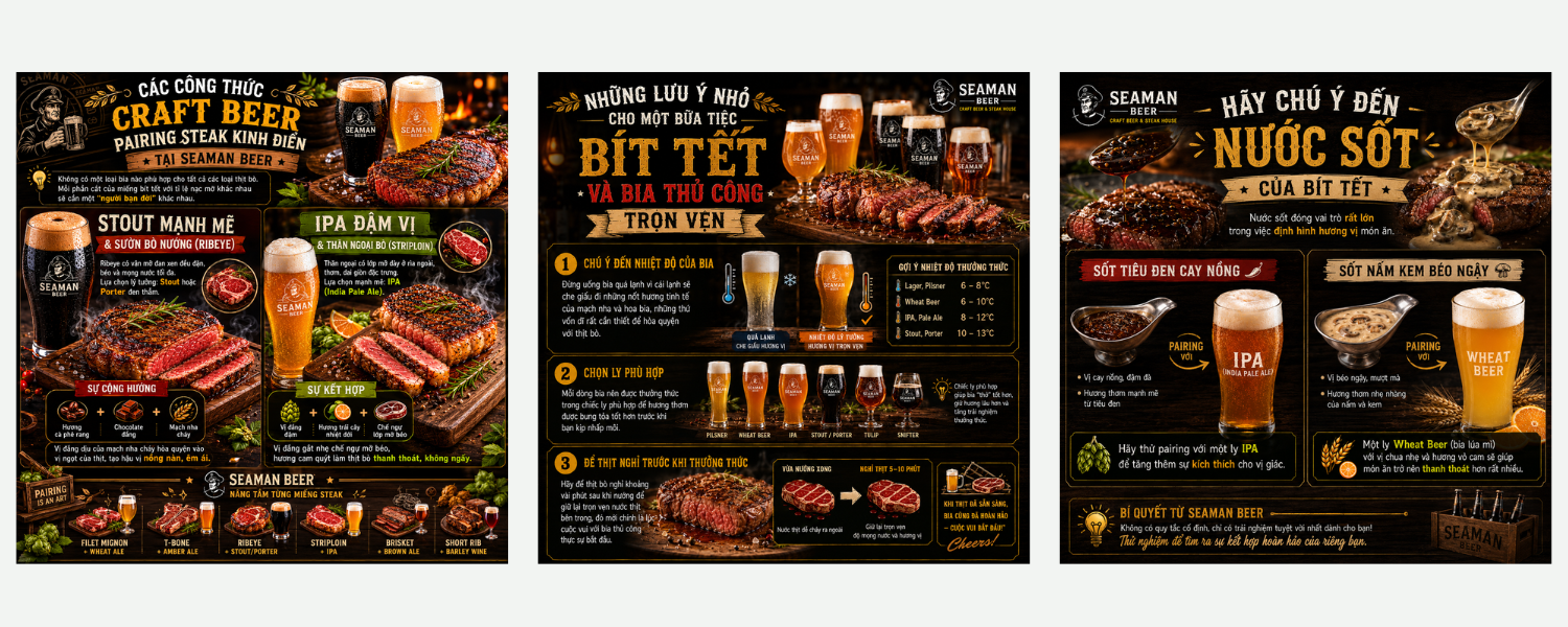 craft beer pairing steak