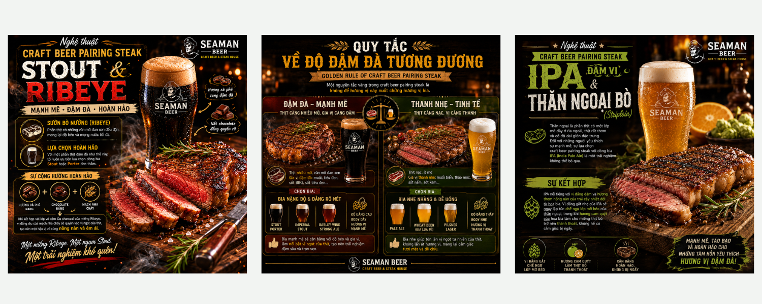 craft beer pairing steak