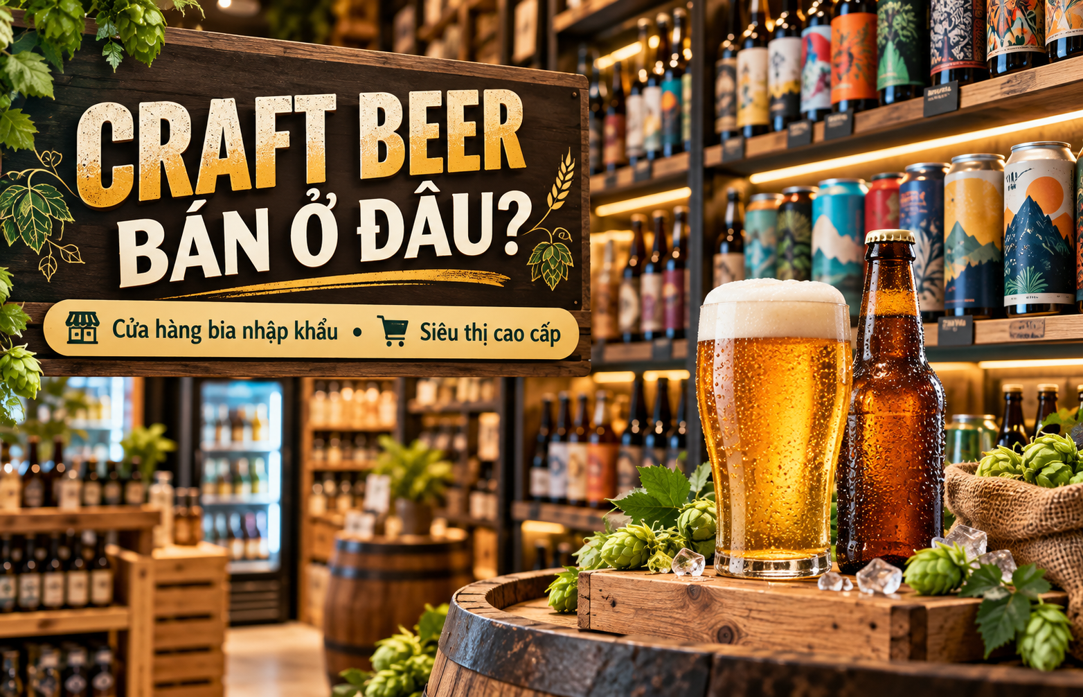 Craft beer bán ở đâu